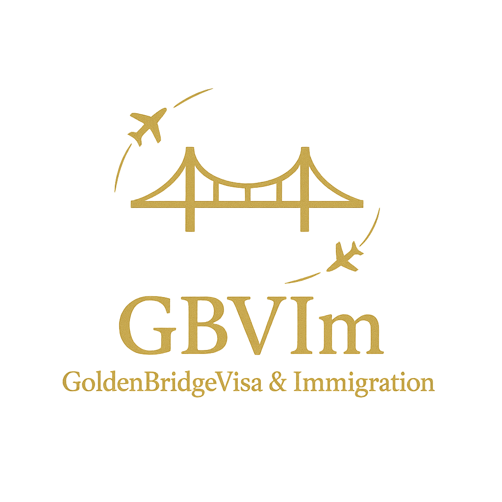 Logo GBVIM - Golden Bridge Visa and Immigration - Cabinet Visa Côte d'Ivoire